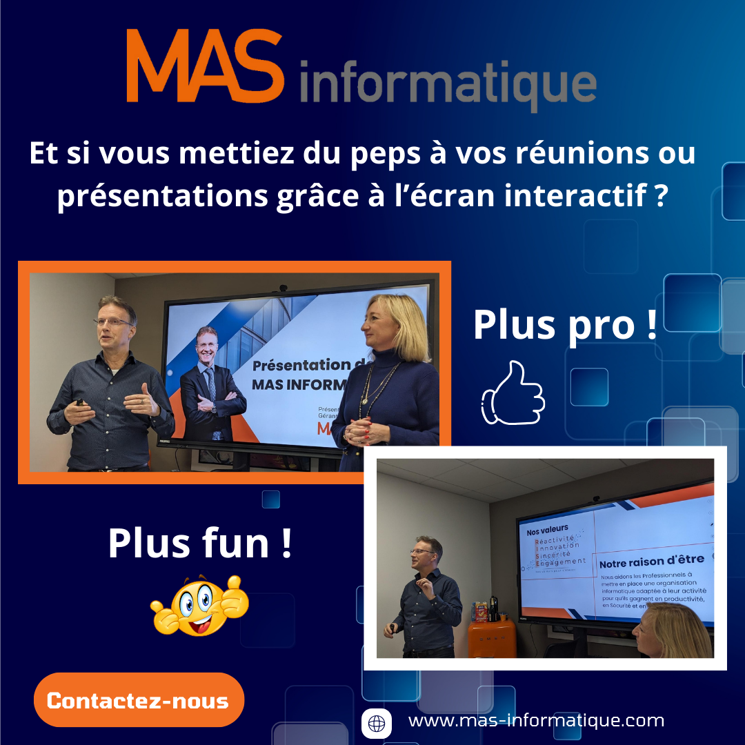 Misez sur un écran interactif !